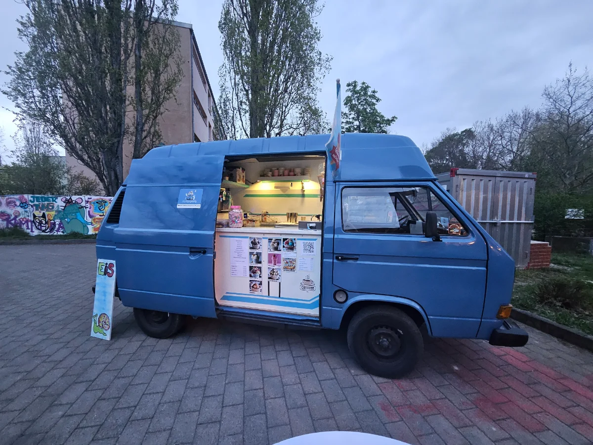 Oldtimer-Eiswagen