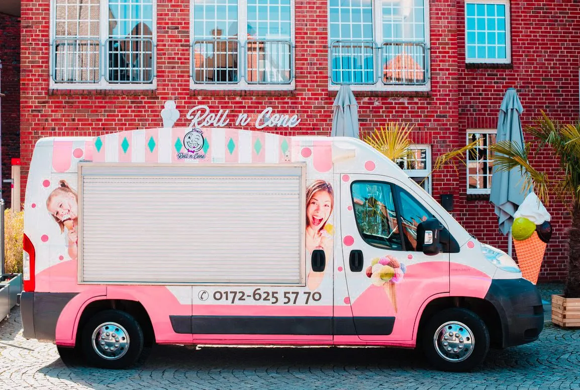 Klassischer Eiswagen